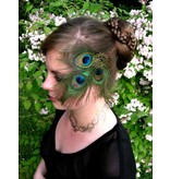 Peacock Feather Fantasy Headpiece