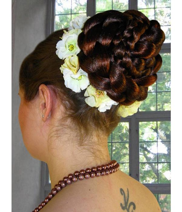 Small Hair Flowers white pastel