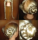 Classic Braids 2 x S  for straight and wavy hair