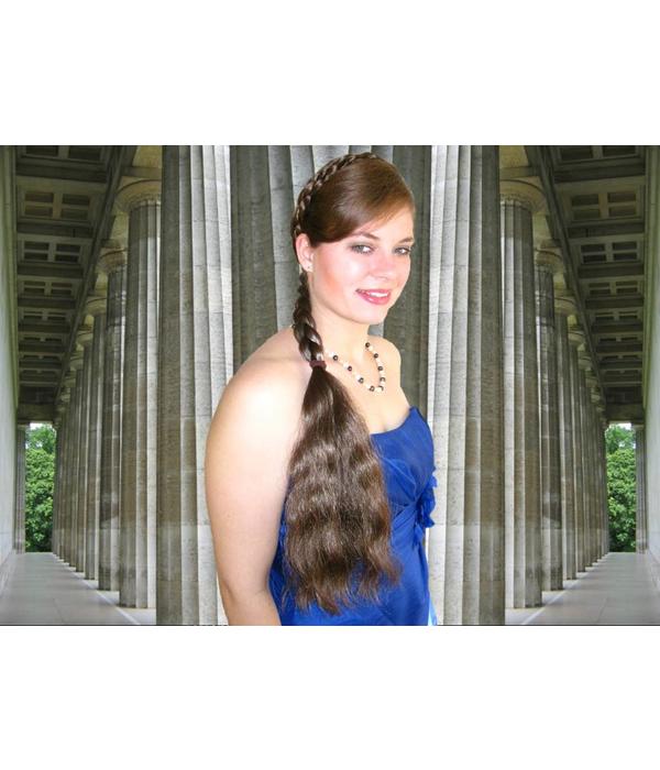 Braid Braided Hair Piece Natural Waves Custom Color Hair Extension
