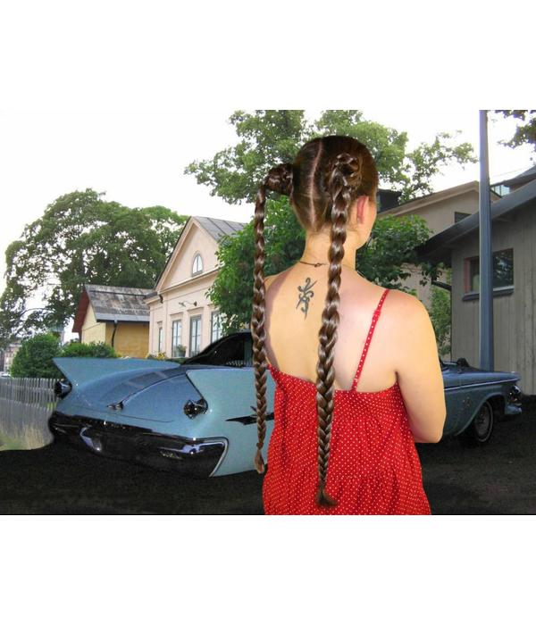 Classic Pigtail Braids 2 x M for straight and wavy hair