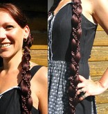 2x Fantasy Snow White Braid 85 cm/ 33 IN