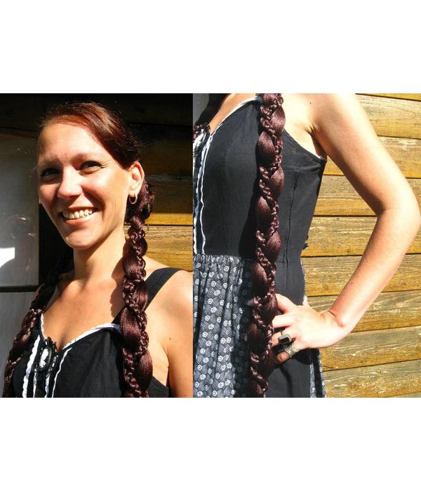 2x Fantasy Snow White Braid 85 cm/ 33 IN