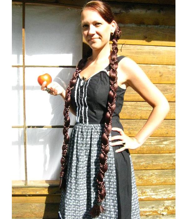 2x Fantasy Snow White Braid 85 cm/ 33 IN