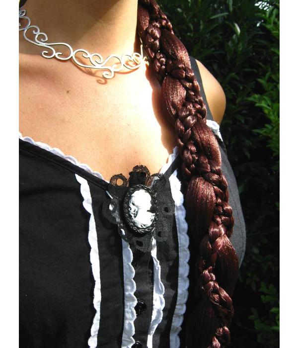 2x Fantasy Snow White Braid 85 cm/ 33 IN