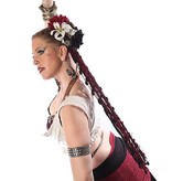 Gothic Belly Dance Hair Flower Set