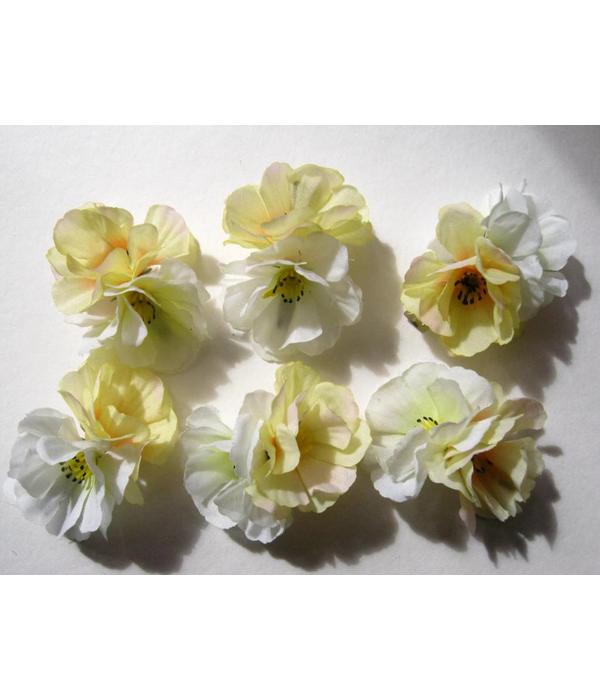 Small Hair Flowers white pastel