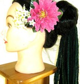 Pink Fairy Hair Flower 2 x