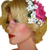 Pink Fairy Hair Flower 2 x