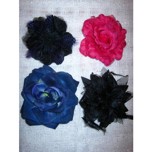 Goth Paradise Hair Flower Set