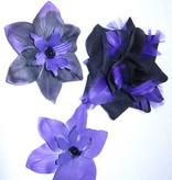 Purple Passion Hair Flower Set