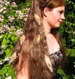 Fair Peacock Feather Extensions, 7 Feathers