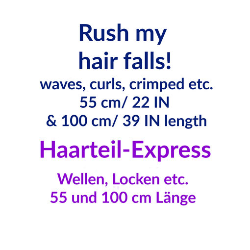 Haarteil Express - Locken, Wellen etc.