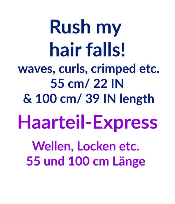 Rush my hair falls (waves, curls etc.)