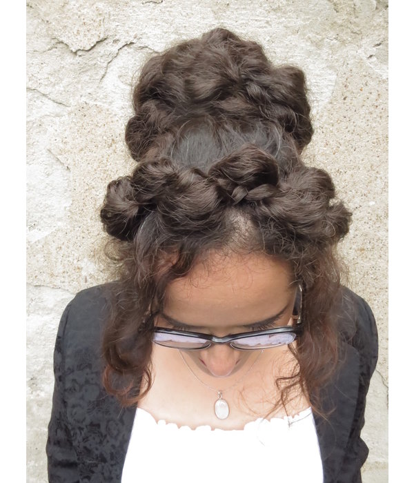 Messy Butterfly Braid Headband, thick & fluffy