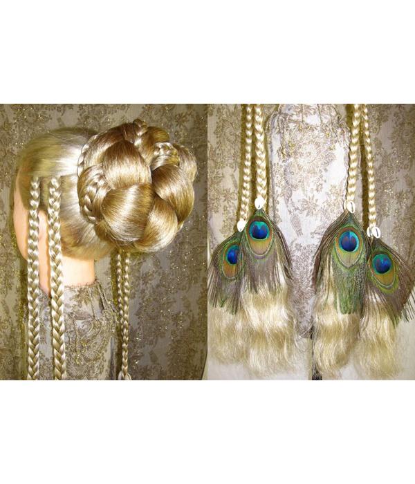 Mermaid Peacock Feather Cowry Extension