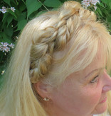 Messy Braid Headband Valkyrja, thick