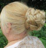 Natural Messy Chignon braided M