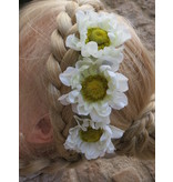 White Daisy Hair Flowers