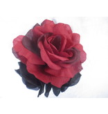 Roses Hair Flowers black dark red