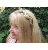 Messy Butterfly Braid Headband, slim