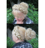 Layered Updo Bridal Hair Bun M