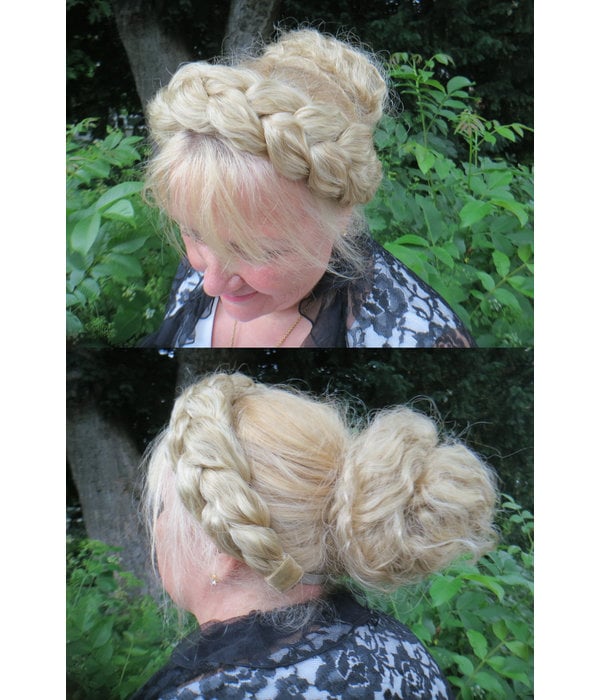 Layered Updo Bridal Hair Bun M