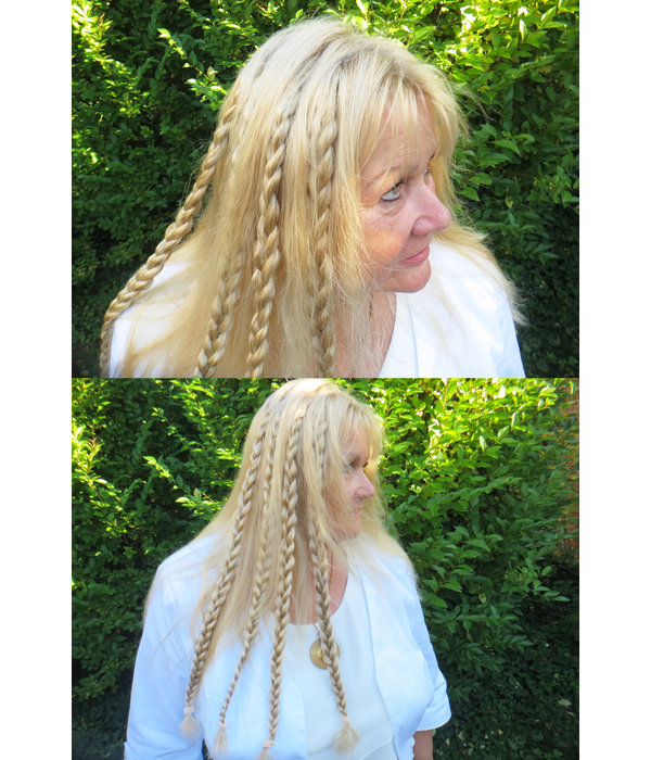 Messy Clip-In Accent (Twist) Braids S