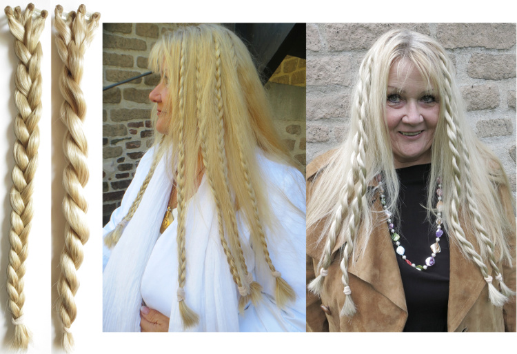 Versatile clip-in accent braids - wear them braided or twisted and change the style whenever you want!