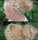 Natural Messy Braid Headband M