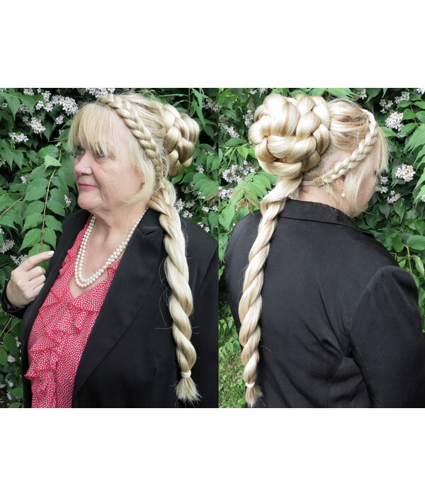 Braided Diva Bun L Extra for all hair