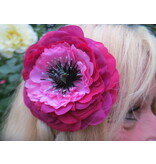 Pink Passion Hair Flower Set