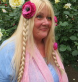 Pink Passion Hair Flower Set