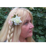 Shabby Chic Hair Flower Bouquet 2x