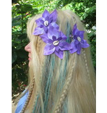 Purple Star Hair Flowers