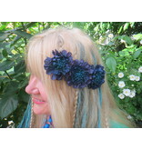 Haarblüten blau & petrol