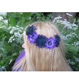 Mermaid Hair Flowers with Cameo