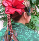 Flamenco Amaryllis Hair Flower 2 x