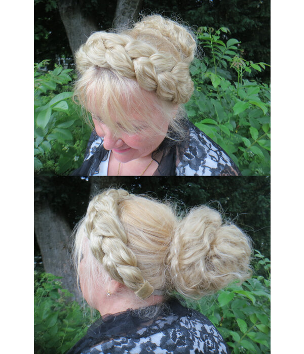 XL Headband Braid Undone Look