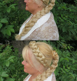 Messy Flat French Braid Headband L