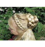 French Plait Headband M straight hair