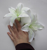 Lily Hair Flower White Ivory