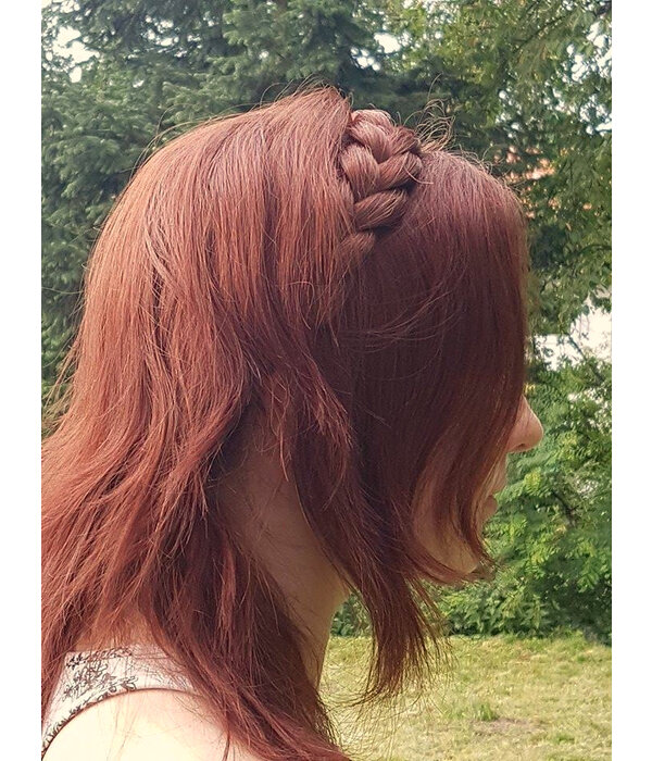 Französischer Zopf Haarband M glattes Haar