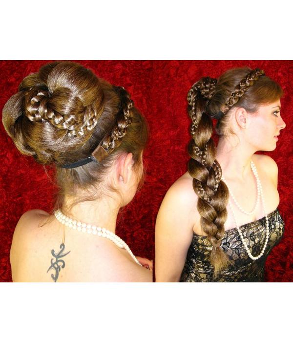Supersize Fantasy Bun Braid Made To Order Hair Piece In All