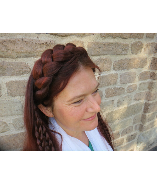 Classic Braid Headband XL plait, straight hair