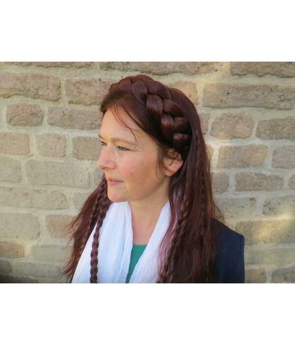 Classic Braid Headband XL plait, straight hair