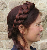 Classic Braid Headband XL plait, straight hair