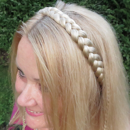 Braid Headband Classic S, straight hair