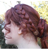 Classic Braid Headband L, straight hair