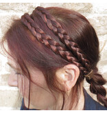 Doppeltes French Braid Haarband XS